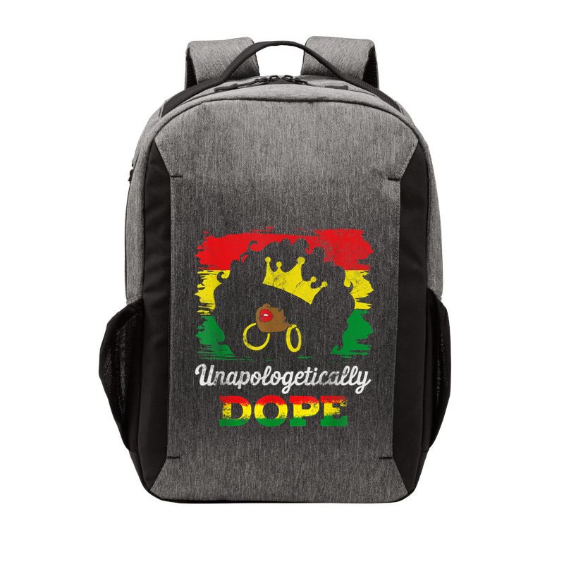 Unapologetically Dope Black History Month African American Vector Backpack
