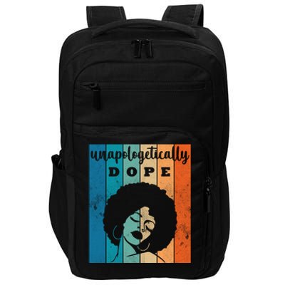 Unapologetically Dope Black Female Impact Tech Backpack