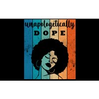 Unapologetically Dope Black Female Bumper Sticker