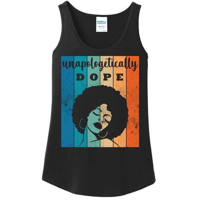 Unapologetically Dope Black Female Ladies Essential Tank