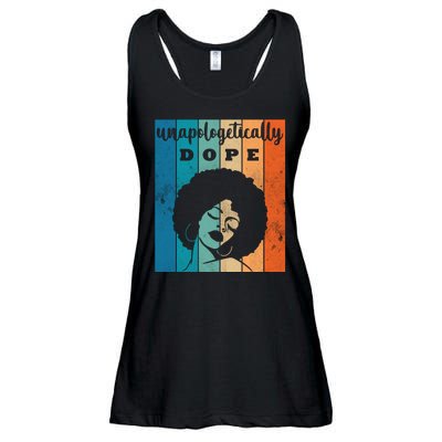 Unapologetically Dope Black Female Ladies Essential Flowy Tank