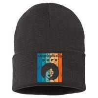 Unapologetically Dope Black Female Sustainable Knit Beanie