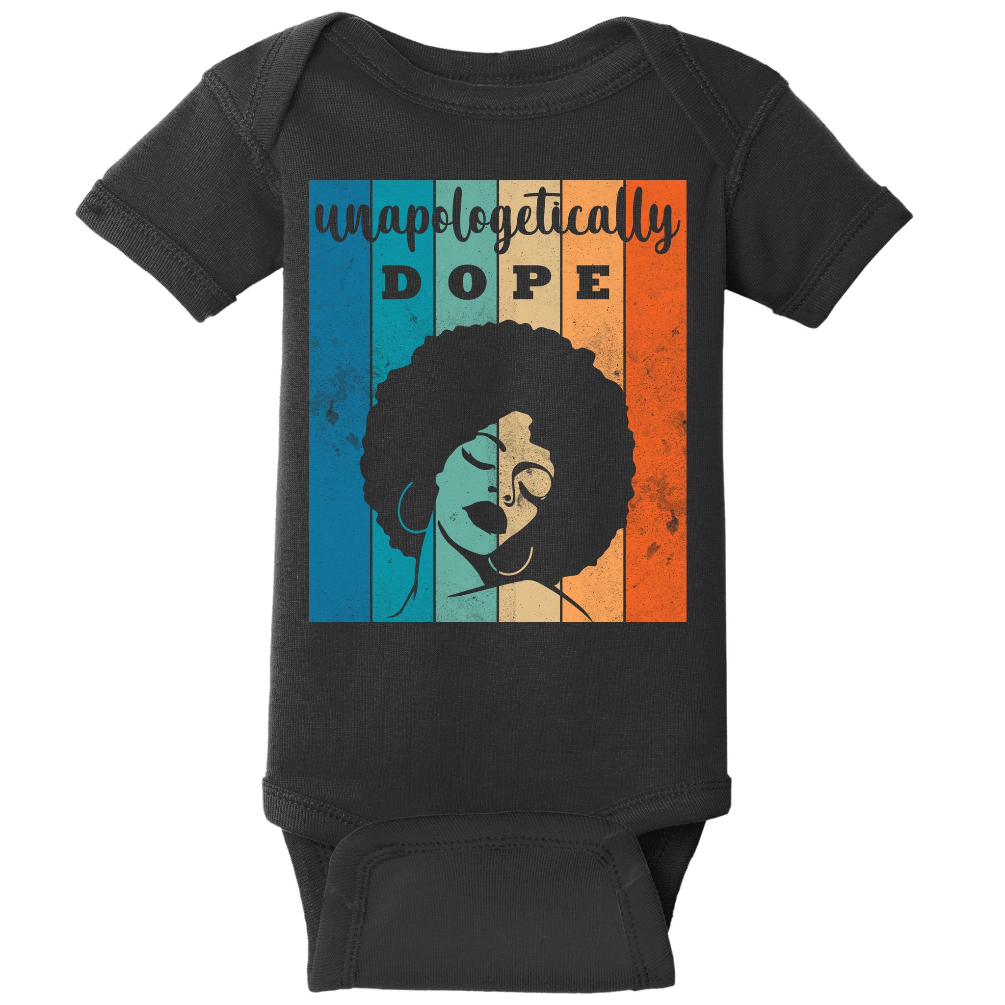 Unapologetically Dope Black Female Baby Bodysuit