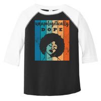 Unapologetically Dope Black Female Toddler Fine Jersey T-Shirt