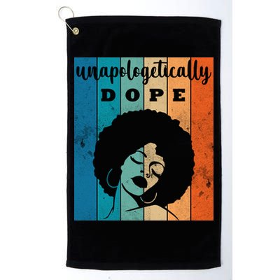 Unapologetically Dope Black Female Golf Towel