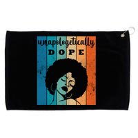 Unapologetically Dope Black Female Grommeted Golf Towel