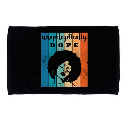 Unapologetically Dope Black Female Microfiber Hand Towel