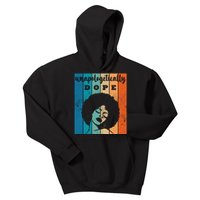 Unapologetically Dope Black Female Kids Hoodie