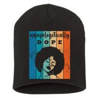 Unapologetically Dope Black Female Short Acrylic Beanie