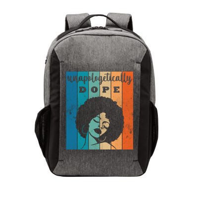 Unapologetically Dope Black Female Vector Backpack