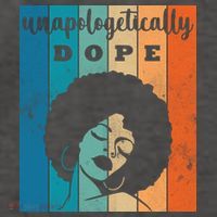 Unapologetically Dope Black Female Vector Backpack