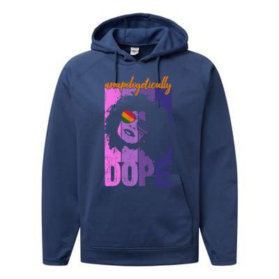 Unapologetically Dope Black Juneteenth 'S Gift Performance Fleece Hoodie