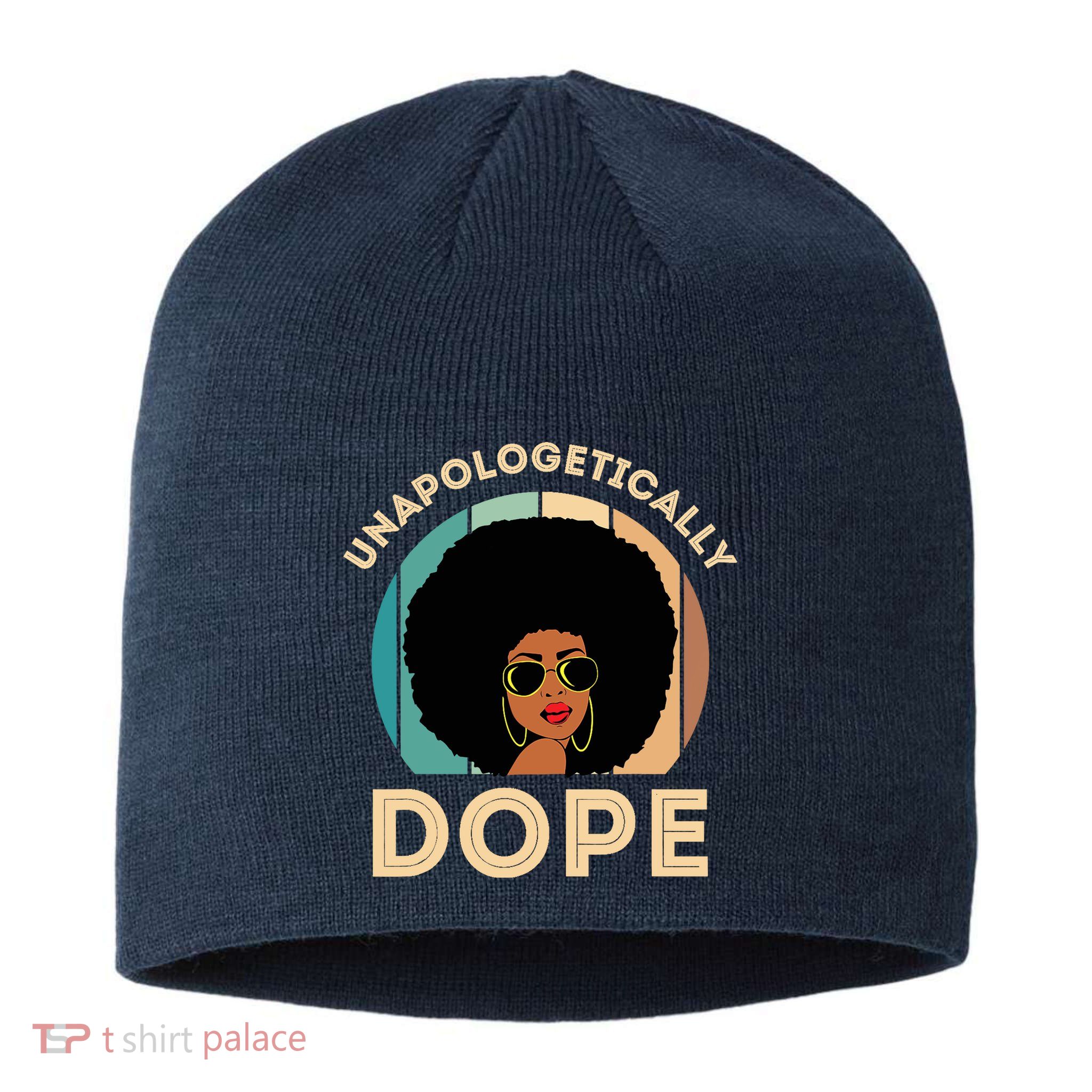 Unapologetically Dope Black History Month & Pride Gift Sustainable Beanie
