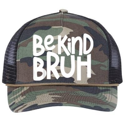 Unity Day Be Kind Bruh Orange Anti Bullying Kindness Retro Rope Trucker Hat Cap