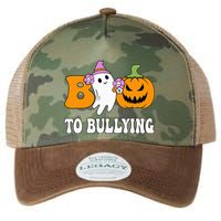 Unity Day Boo To Bullying Awareness Ghost Pumpkin Orange Legacy Tie Dye Trucker Hat