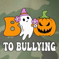 Unity Day Boo To Bullying Awareness Ghost Pumpkin Orange Legacy Tie Dye Trucker Hat