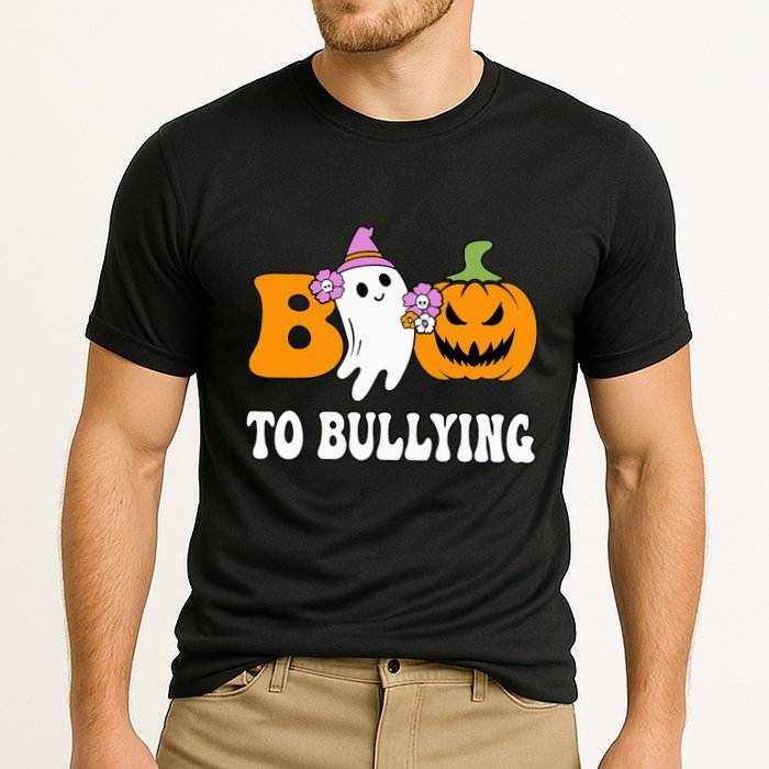 Unity Day Boo To Bullying Awareness Ghost Pumpkin Orange Performance Shirt