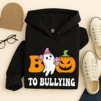 Unity Day Boo To Bullying Awareness Ghost Pumpkin Orange Hoodie