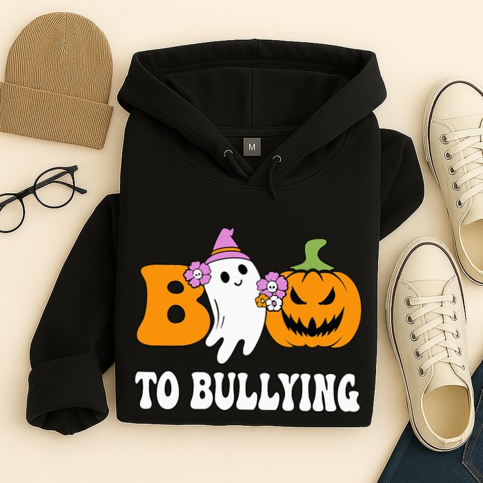 Unity Day Boo To Bullying Awareness Ghost Pumpkin Orange Hoodie
