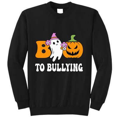 Unity Day Boo To Bullying Awareness Ghost Pumpkin Orange Sweatshirt