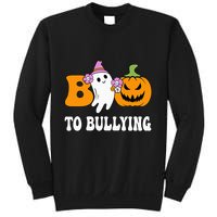 Unity Day Boo To Bullying Awareness Ghost Pumpkin Orange Sweatshirt