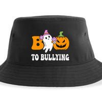Unity Day Boo To Bullying Awareness Ghost Pumpkin Orange Sustainable Bucket Hat