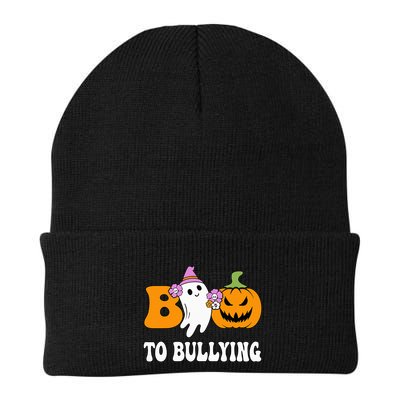 Unity Day Boo To Bullying Awareness Ghost Pumpkin Orange Beanie