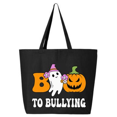 Unity Day Boo To Bullying Awareness Ghost Pumpkin Orange 25L Jumbo Tote