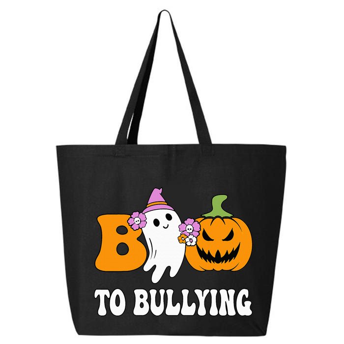 Unity Day Boo To Bullying Awareness Ghost Pumpkin Orange 25L Jumbo Tote