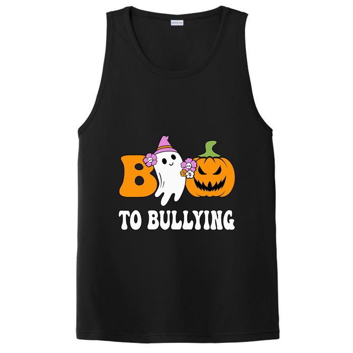 Unity Day Boo To Bullying Awareness Ghost Pumpkin Orange PosiCharge Competitor Tank