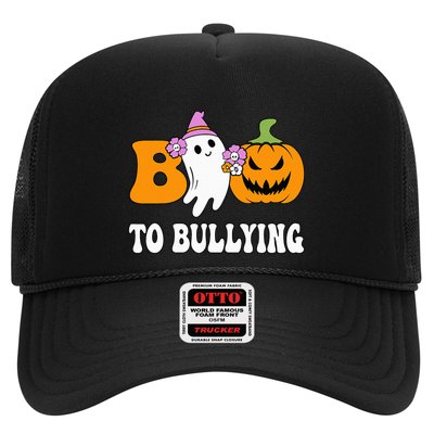 Unity Day Boo To Bullying Awareness Ghost Pumpkin Orange Trucker Hat