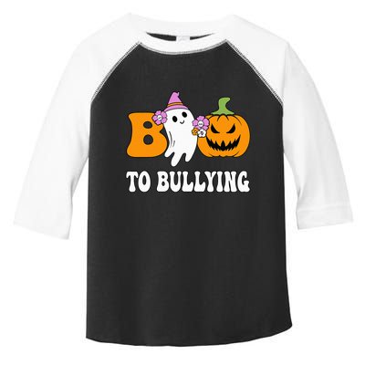 Unity Day Boo To Bullying Awareness Ghost Pumpkin Orange Toddler Fine Jersey T-Shirt