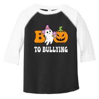 Unity Day Boo To Bullying Awareness Ghost Pumpkin Orange Toddler Fine Jersey T-Shirt