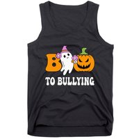 Unity Day Boo To Bullying Awareness Ghost Pumpkin Orange Tank Top
