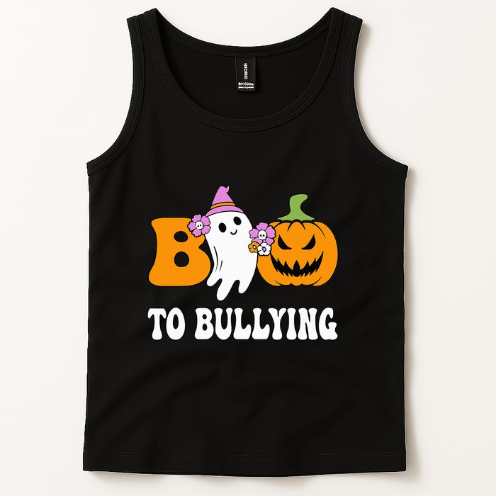 Unity Day Boo To Bullying Awareness Ghost Pumpkin Orange Tank Top