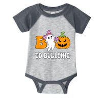 Unity Day Boo To Bullying Awareness Ghost Pumpkin Orange Infant Baby Jersey Bodysuit
