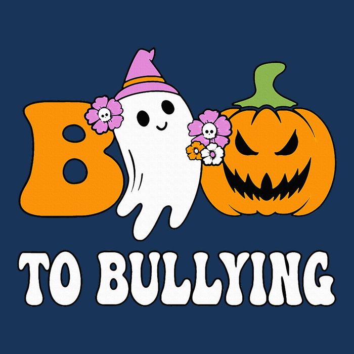 Unity Day Boo To Bullying Awareness Ghost Pumpkin Orange Infant Baby Jersey Bodysuit