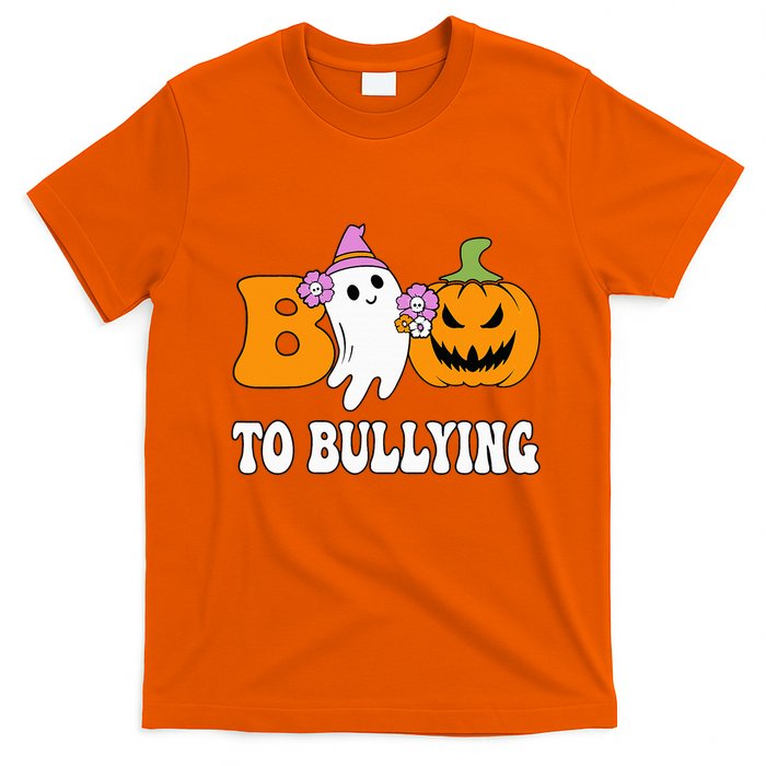 Unity Day Boo To Bullying Awareness Ghost Pumpkin Orange T-Shirt
