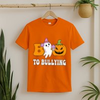 Unity Day Boo To Bullying Awareness Ghost Pumpkin Orange T-Shirt