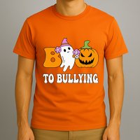 Unity Day Boo To Bullying Awareness Ghost Pumpkin Orange T-Shirt