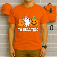 Unity Day Boo To Bullying Awareness Ghost Pumpkin Orange T-Shirt