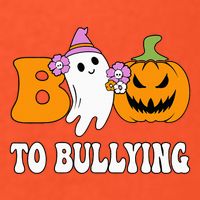 Unity Day Boo To Bullying Awareness Ghost Pumpkin Orange T-Shirt