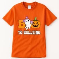 Unity Day Boo To Bullying Awareness Ghost Pumpkin Orange Tall T-Shirt
