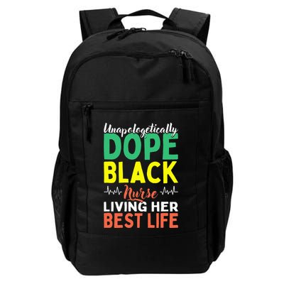 Unapologetically Dope Black Nurse African American Nursing Backpack