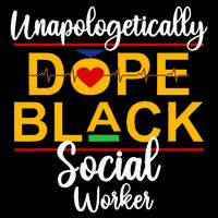 Unapologetic Dope Black Social Worker African American 16 in Basic Backpack