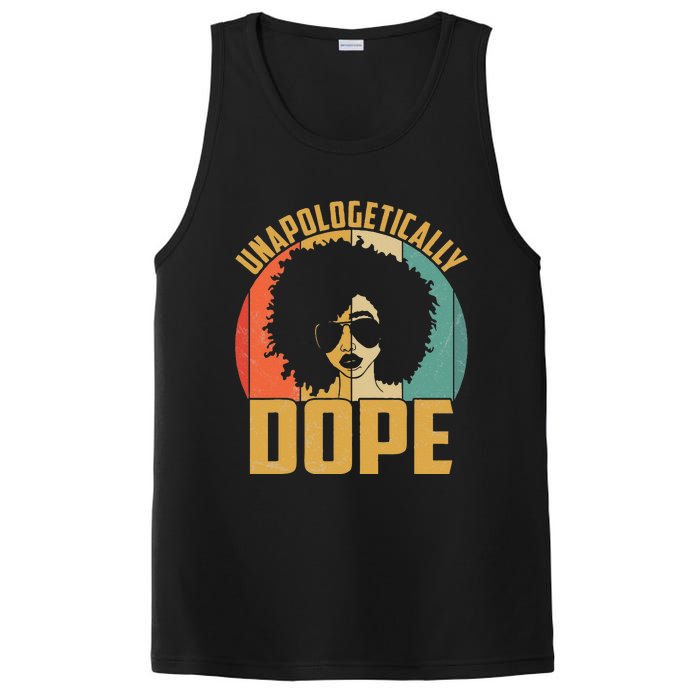 Unapologetically Dope Black Pride Melanin African American PosiCharge Competitor Tank