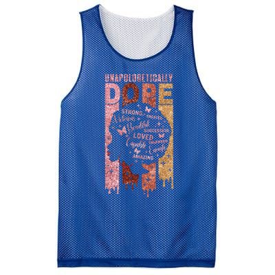 Unapologetically Dope Black History Month African American Gift Mesh Reversible Basketball Jersey Tank