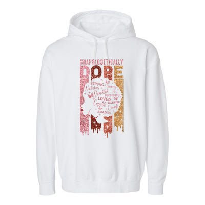 Unapologetically Dope Black History Month African American Gift Garment-Dyed Fleece Hoodie