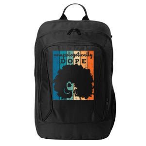 Unapologetically Dope Black History Month African American Gift City Backpack