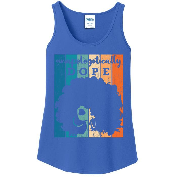 Unapologetically Dope Black History Month African American Gift Ladies Essential Tank